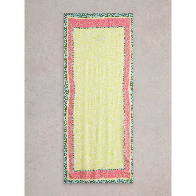 White Stuff Animal Patchwork Scarf image number 2
